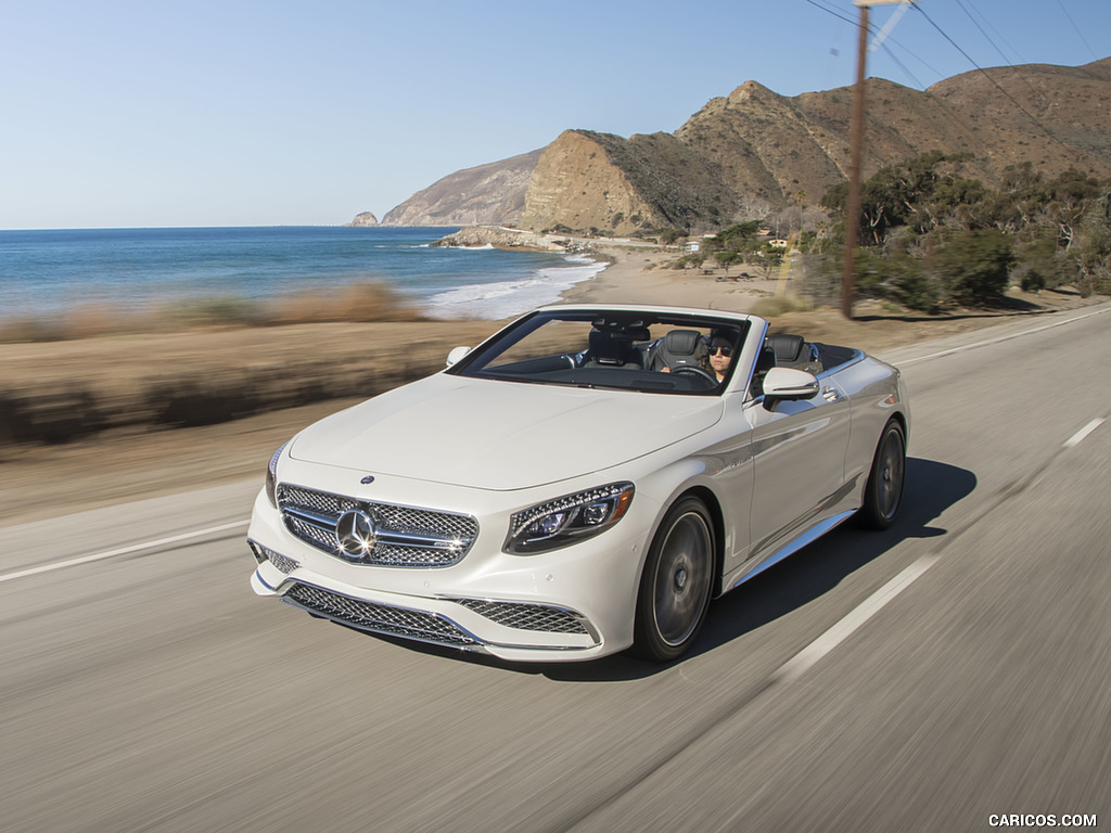 2017 Mercedes-AMG S65 Cabrio (US-Spec) - Front Three-Quarter