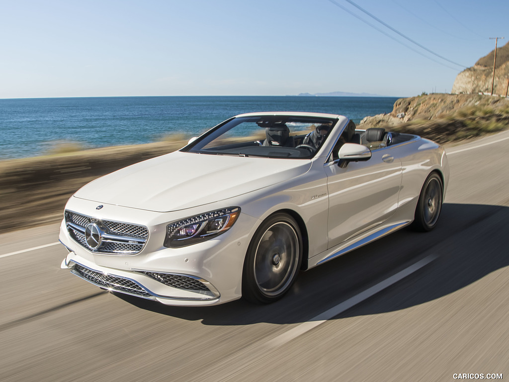 2017 Mercedes-AMG S65 Cabrio (US-Spec) - Front Three-Quarter