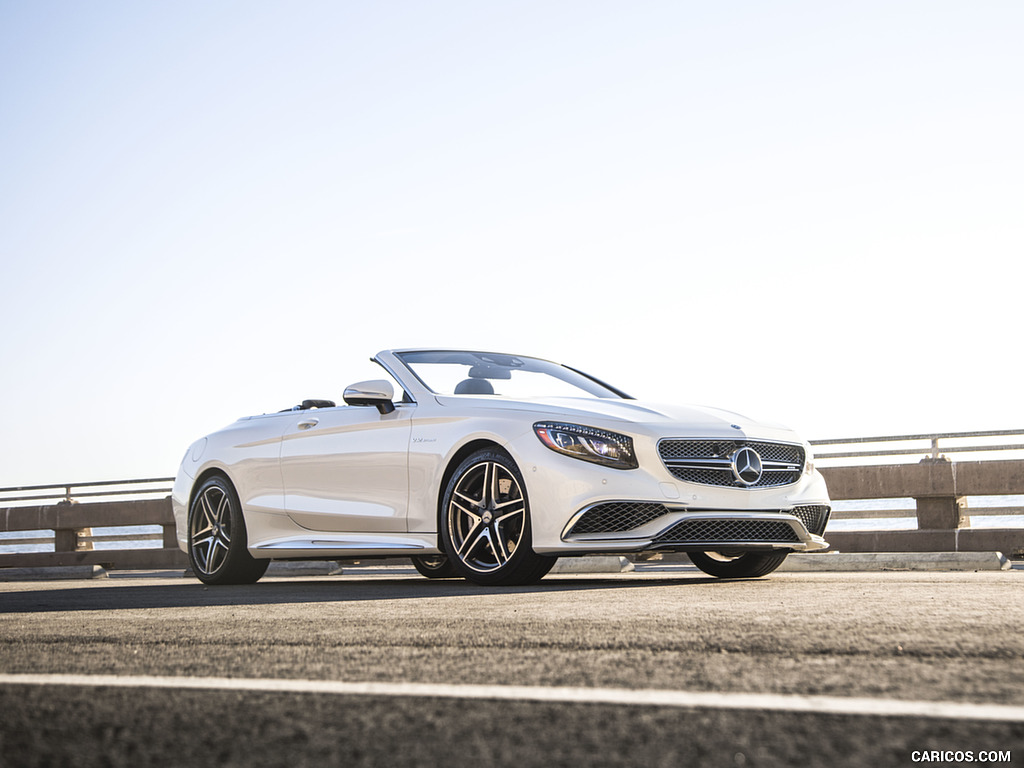 2017 Mercedes-AMG S65 Cabrio (US-Spec) - Front Three-Quarter