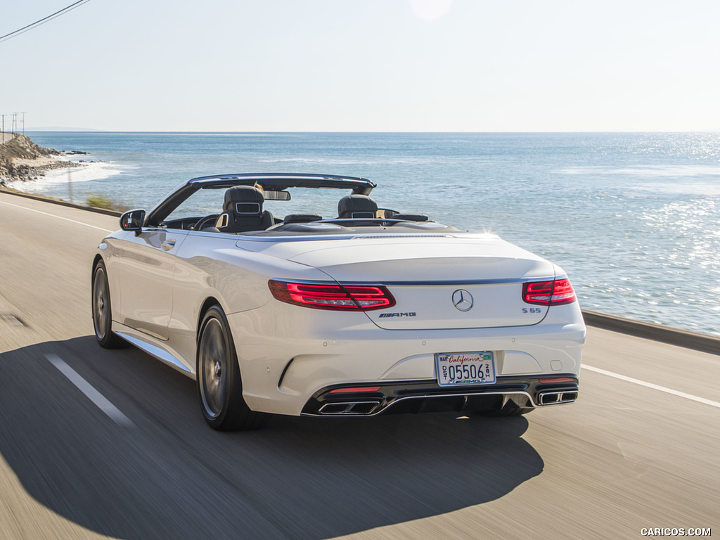 2017 Mercedes-AMG S65 Cabrio (US-Spec) - Rear Three-Quarter