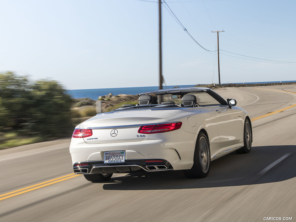 2017 Mercedes-AMG S65 Cabrio (US-Spec) - Rear Three-Quarter