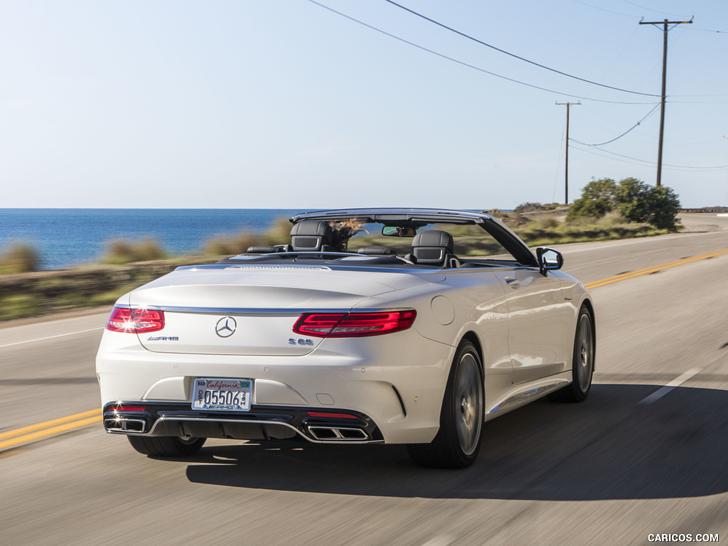 2017 Mercedes-AMG S65 Cabrio (US-Spec) - Rear Three-Quarter