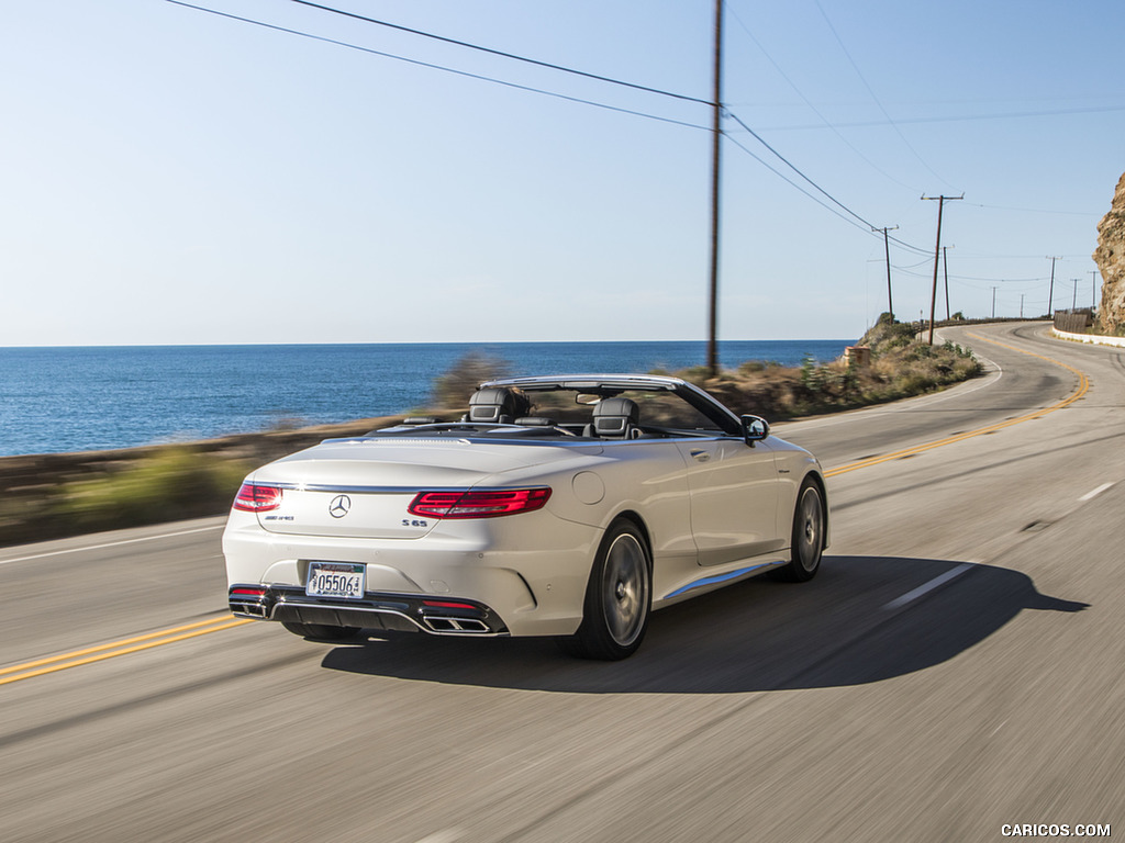 2017 Mercedes-AMG S65 Cabrio (US-Spec) - Rear Three-Quarter