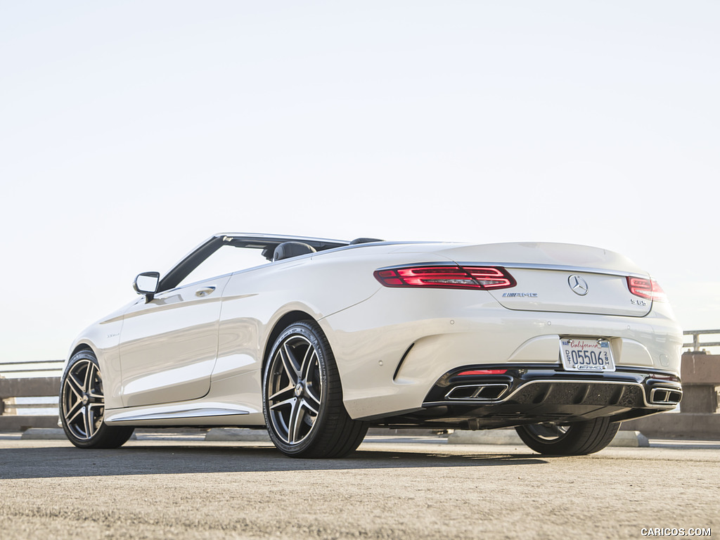 2017 Mercedes-AMG S65 Cabrio (US-Spec) - Rear Three-Quarter