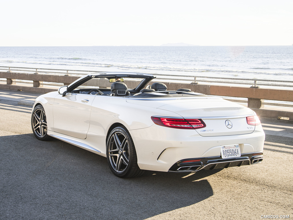 2017 Mercedes-AMG S65 Cabrio (US-Spec) - Rear Three-Quarter