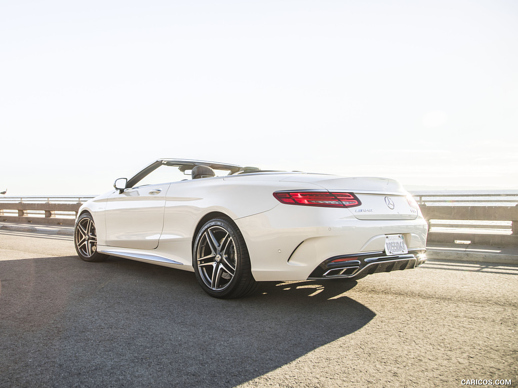 2017 Mercedes-AMG S65 Cabrio (US-Spec) - Rear Three-Quarter