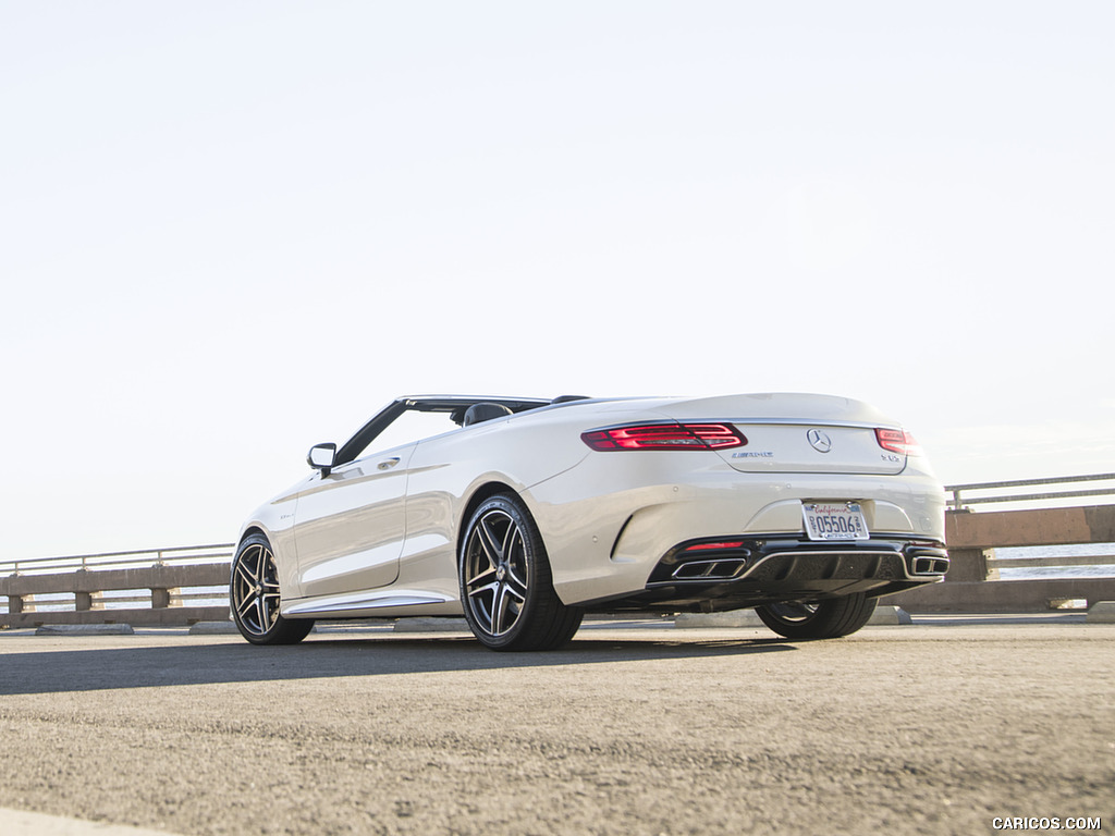 2017 Mercedes-AMG S65 Cabrio (US-Spec) - Rear Three-Quarter