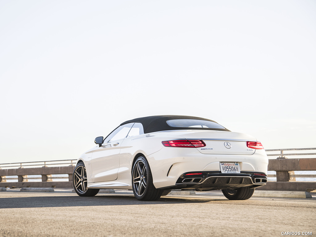 2017 Mercedes-AMG S65 Cabrio (US-Spec) - Rear Three-Quarter