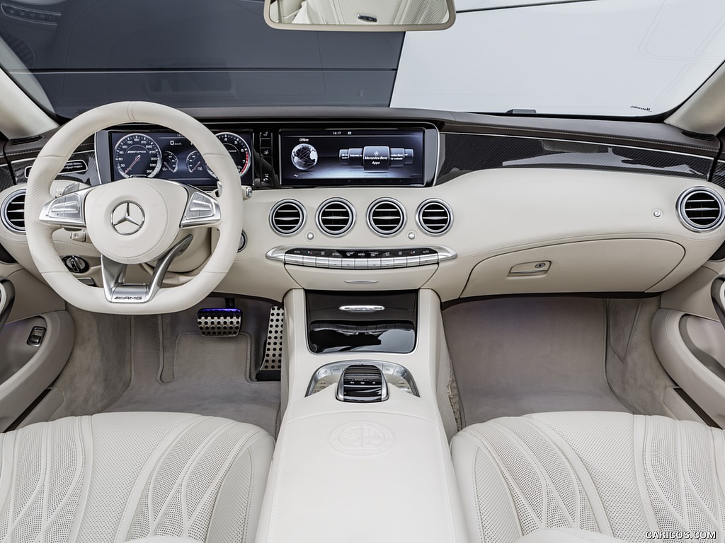 2017 Mercedes-AMG S65 Cabrio - Leather Porcelaine Interior, Cockpit