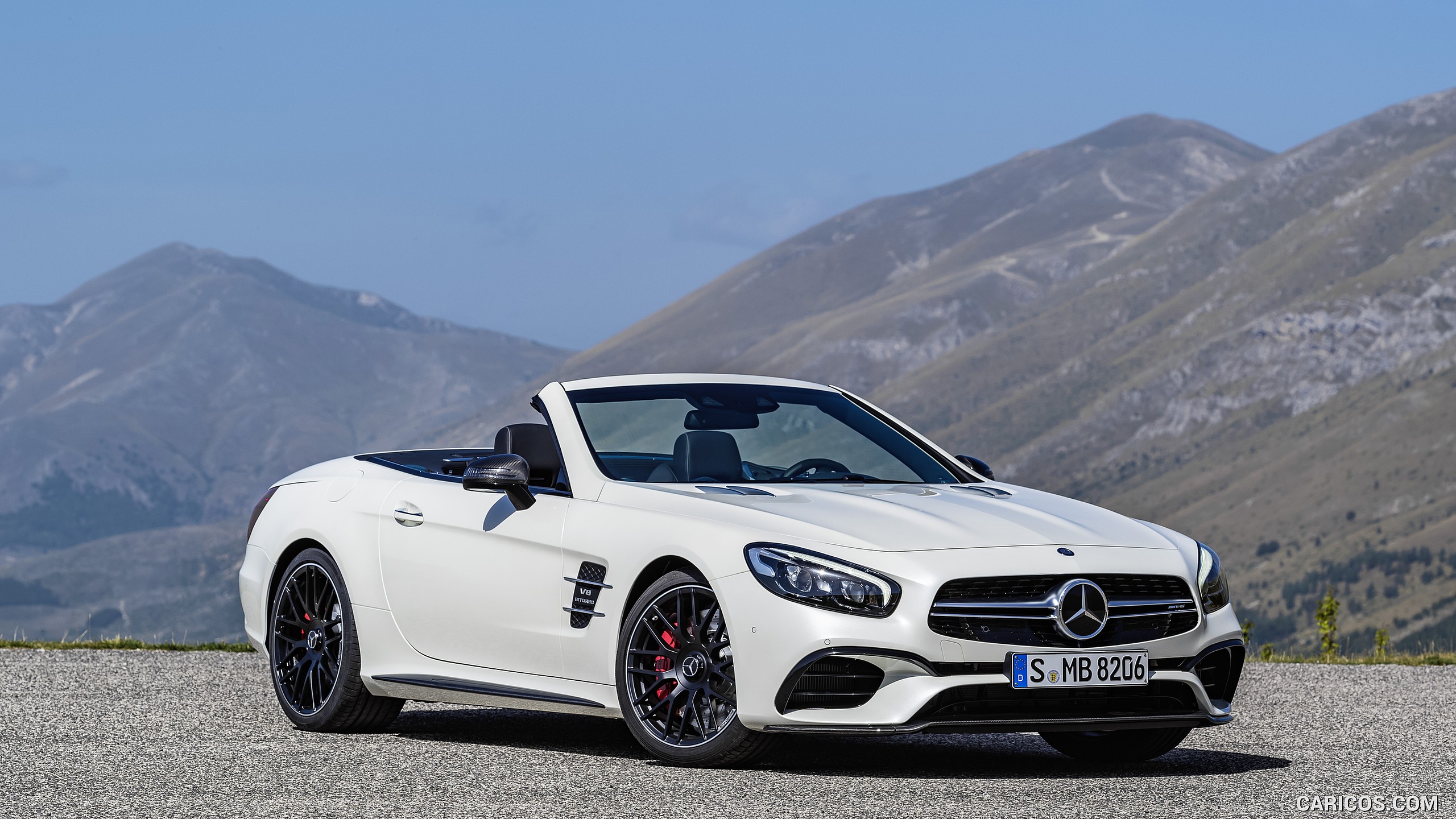 2017 Mercedes-AMG SL 63 (Color: Diamond White) - Front, #9 of 39