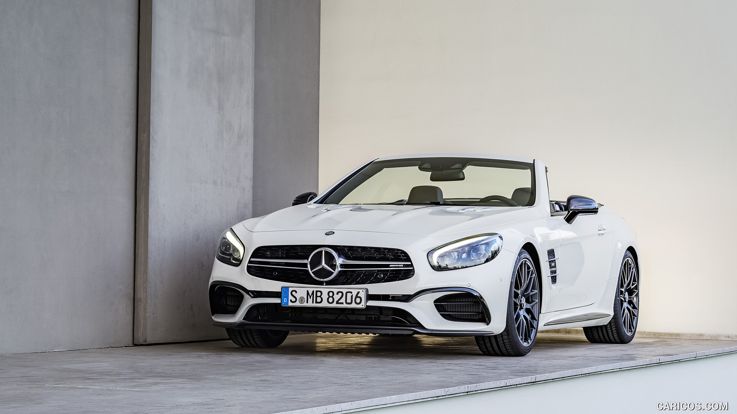 2017 Mercedes-AMG SL 63 (Color: Diamond White) - Front, #20 of 39