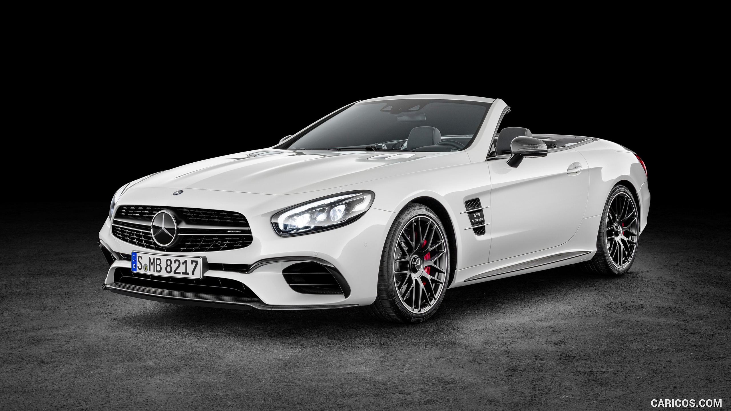 2017 Mercedes-AMG SL 63 (Color: Diamond White) - Front, #28 of 39