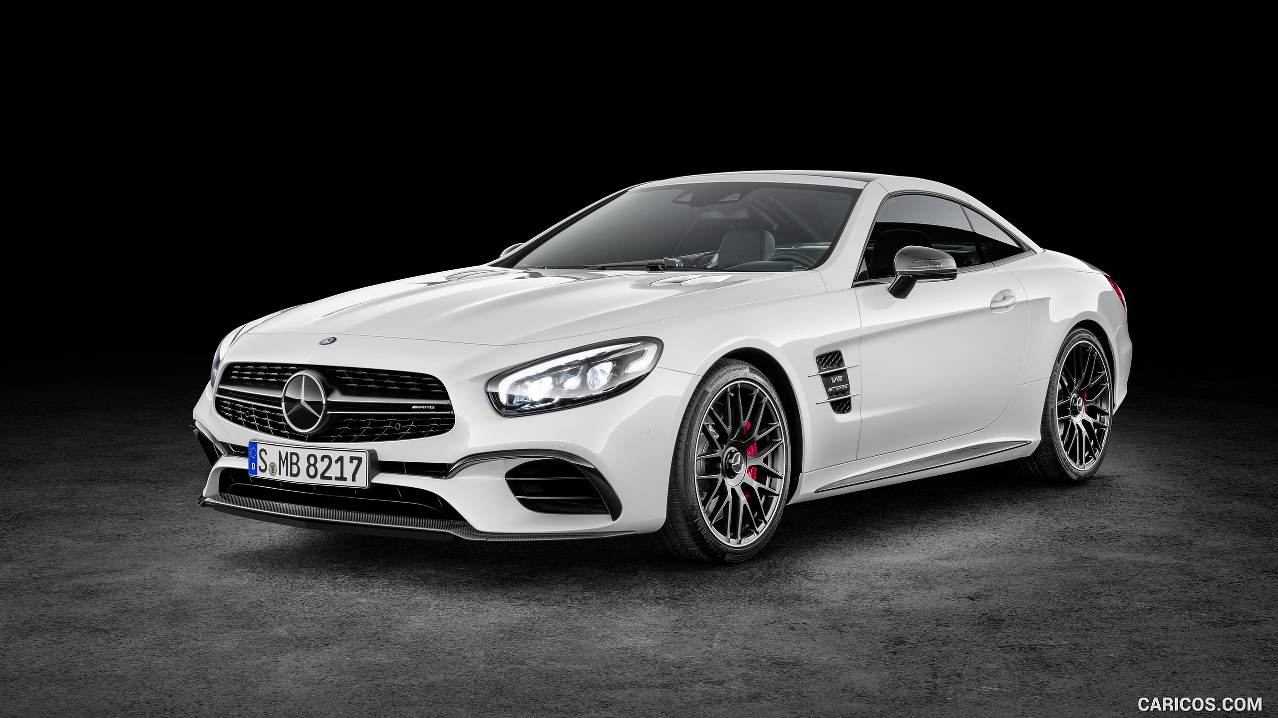 2017 Mercedes-AMG SL 63 (Color: Diamond White) - Front, #29 of 39