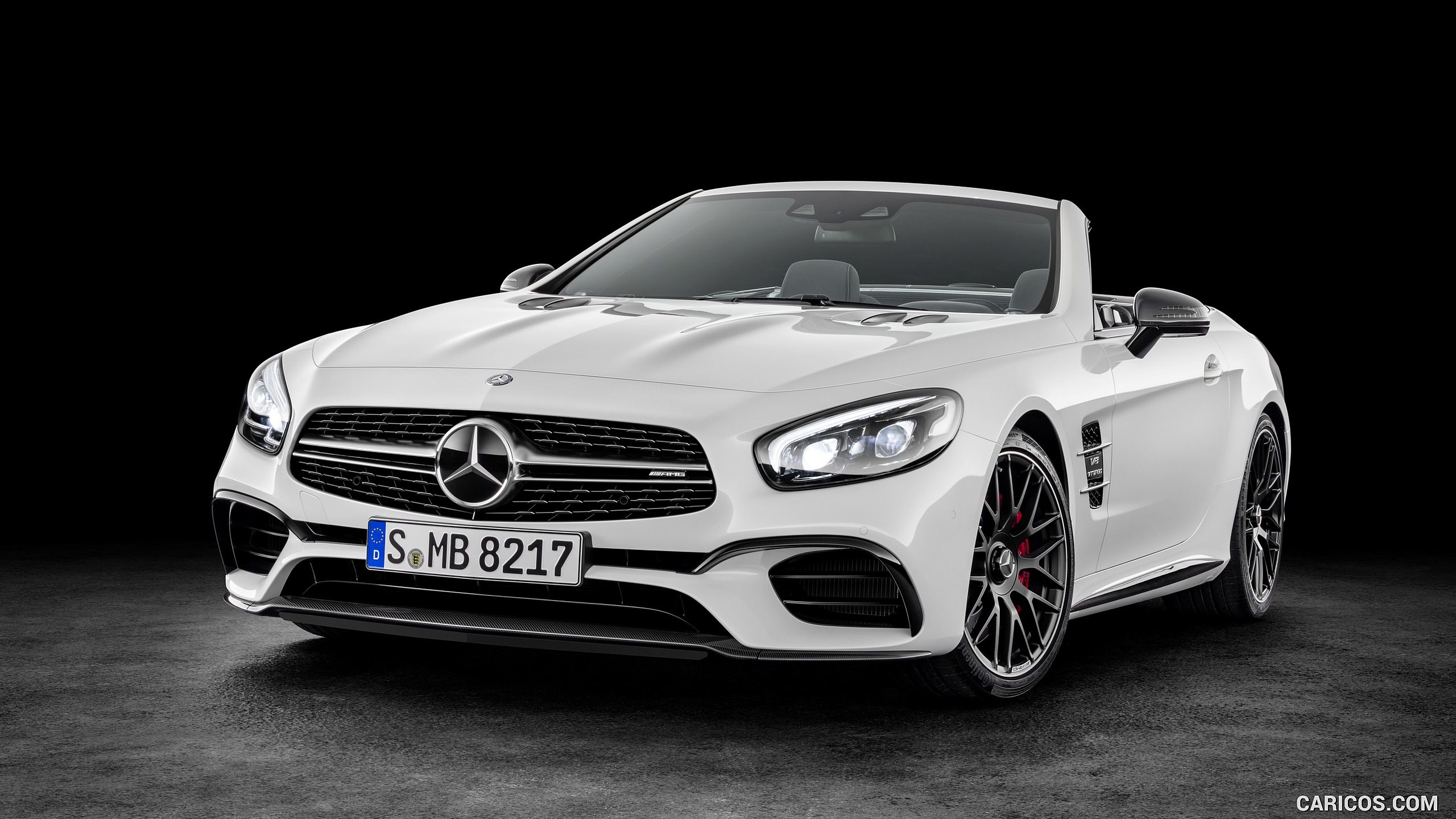 2017 Mercedes-AMG SL 63 (Color: Diamond White) - Front, #30 of 39