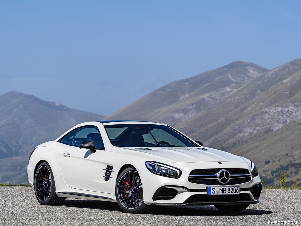 2017 Mercedes-AMG SL 63 (Color: Diamond White) - Front