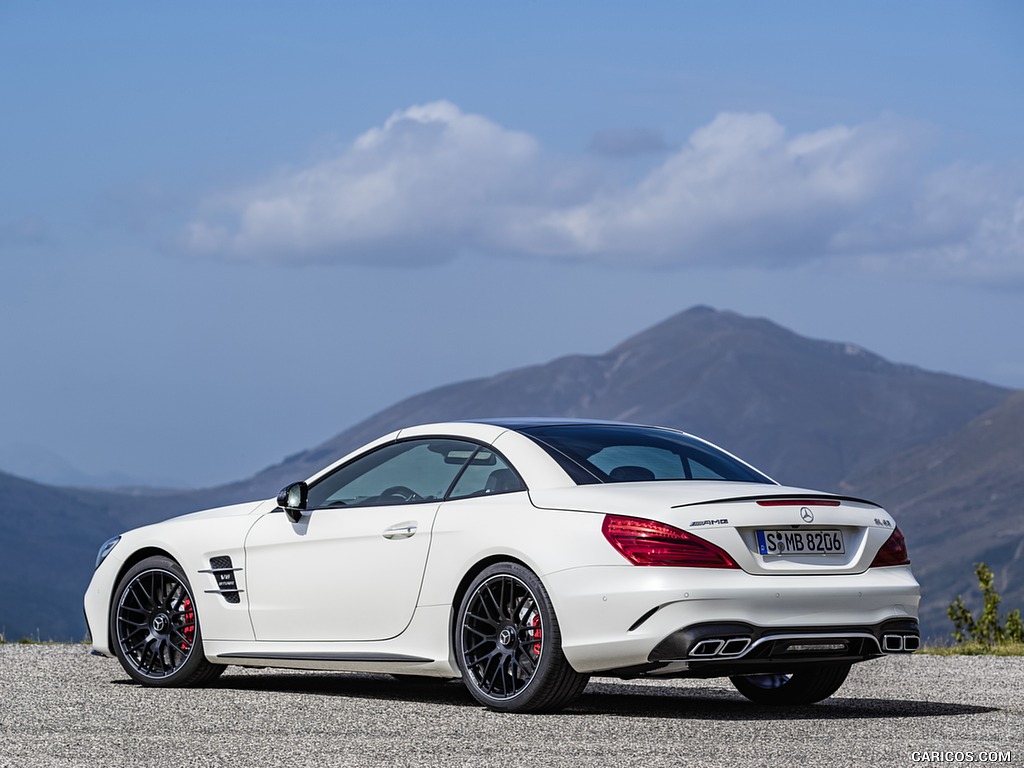 2017 Mercedes-AMG SL 63 (Color: Diamond White) - Rear