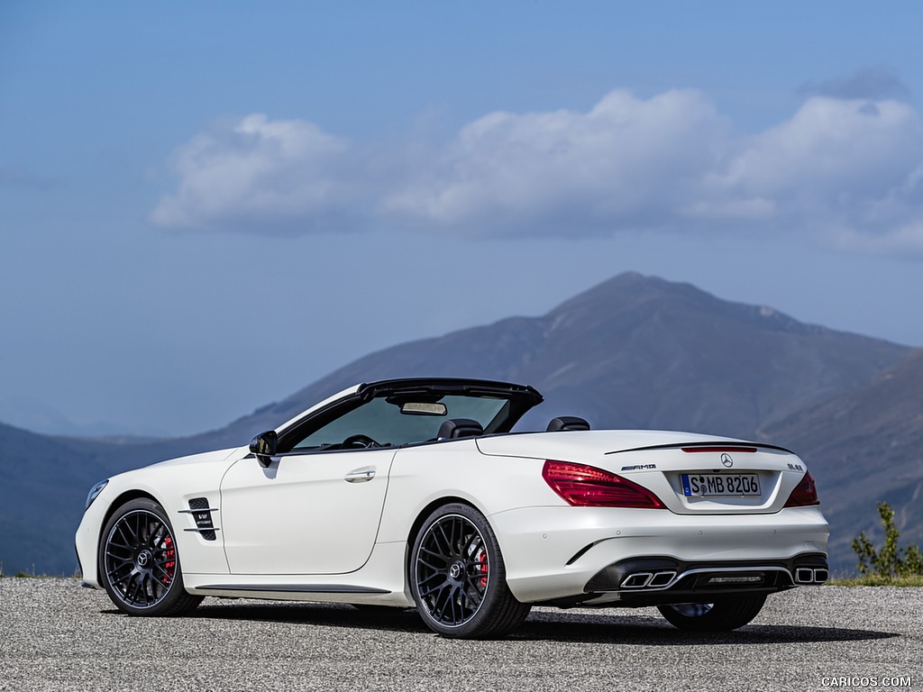 2017 Mercedes-AMG SL 63 (Color: Diamond White) - Rear