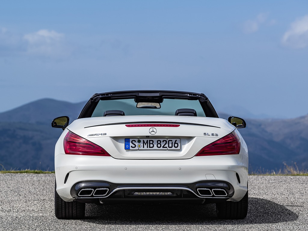 2017 Mercedes-AMG SL 63 (Color: Diamond White) - Rear