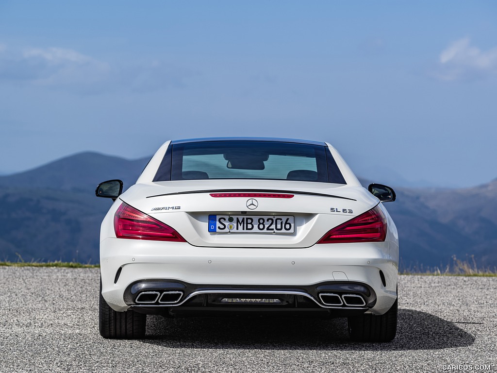 2017 Mercedes-AMG SL 63 (Color: Diamond White) - Rear