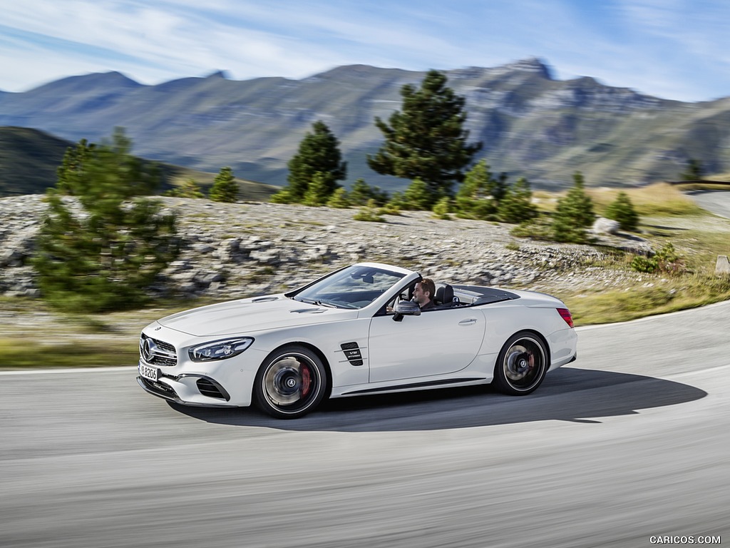 2017 Mercedes-AMG SL 63 (Color: Diamond White) - Side