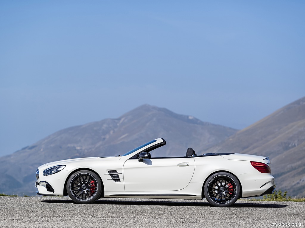 2017 Mercedes-AMG SL 63 (Color: Diamond White) - Side