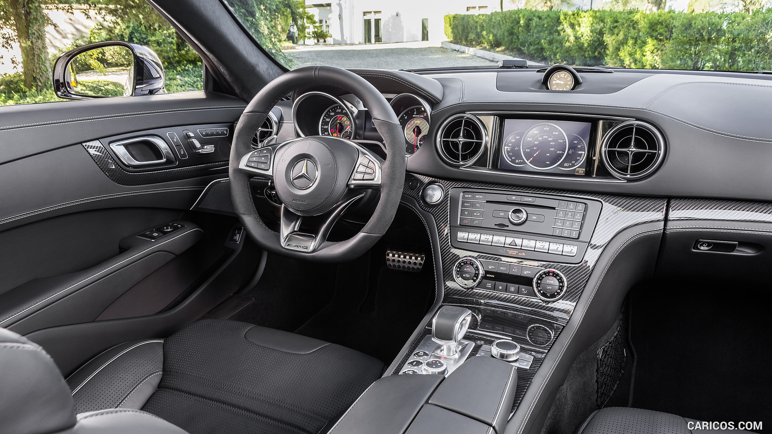 2017 Mercedes-AMG SL 63 - Leather Black Interior with AMG Carbon Trim - Interior, Cockpit, #21 of 39