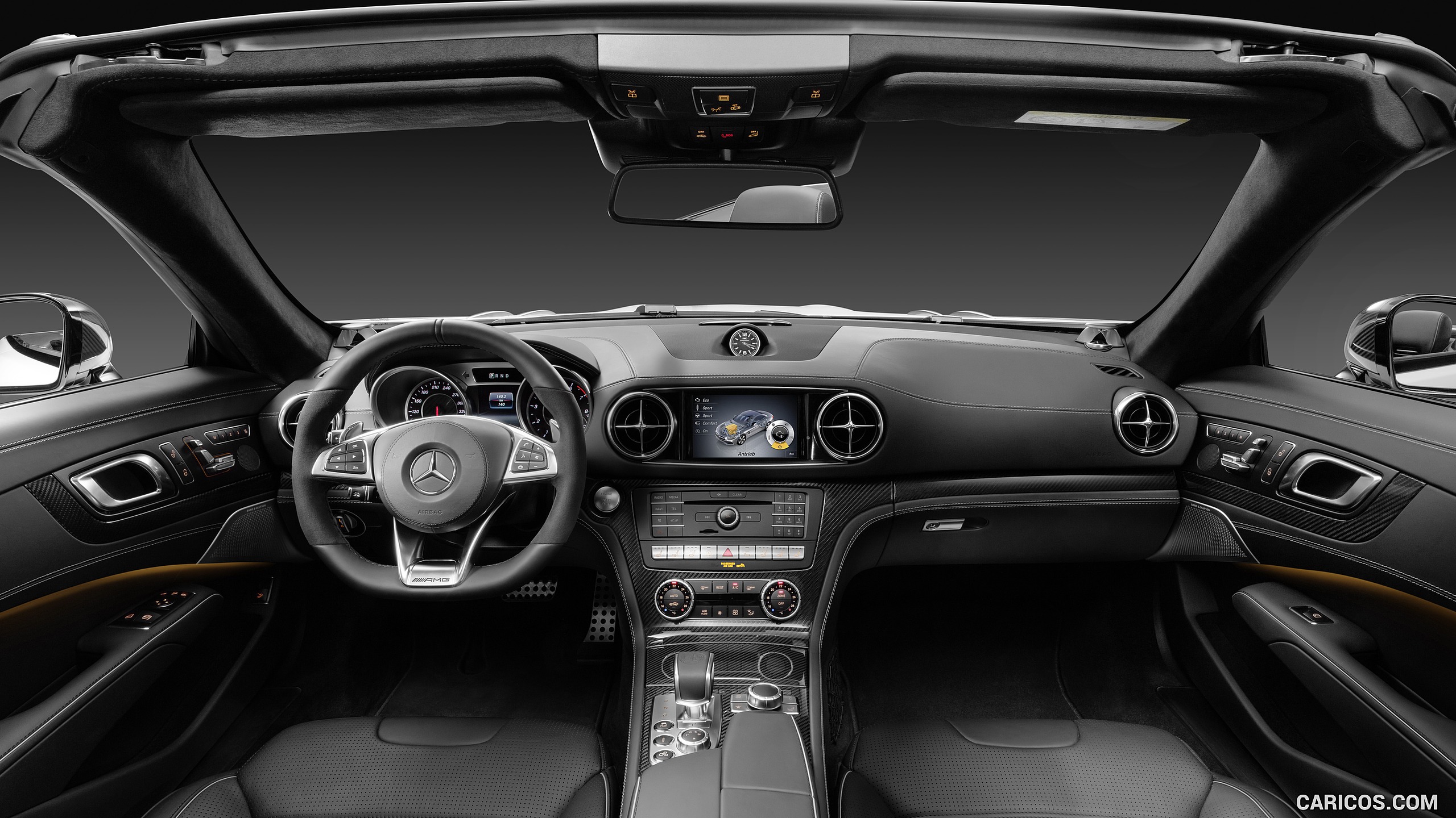 2017 Mercedes-AMG SL 63 - Leather Black Interior with AMG Carbon Trim - Interior, Cockpit, #22 of 39
