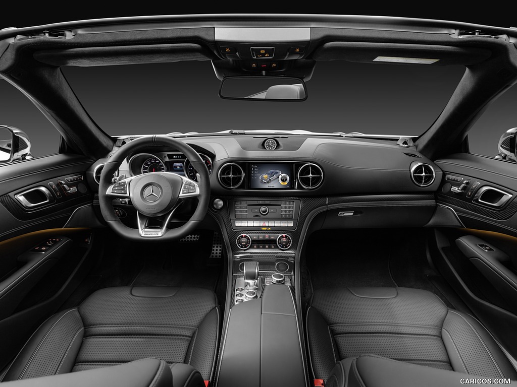 2017 Mercedes-AMG SL 63 - Leather Black Interior with AMG Carbon Trim - Interior, Cockpit