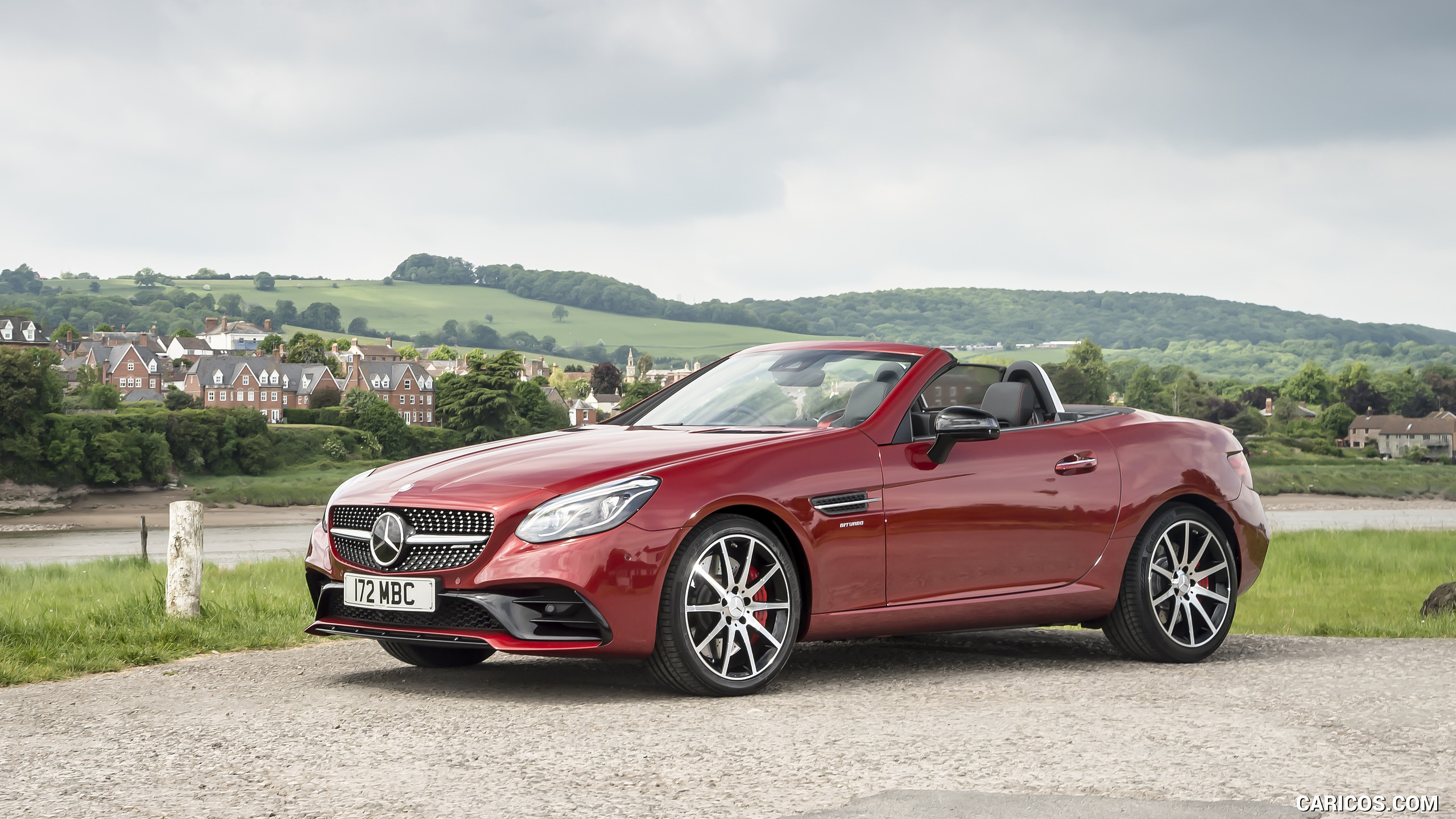 2017 Mercedes-AMG SLC 43 (UK-Spec) - Front Three-Quarter | Caricos