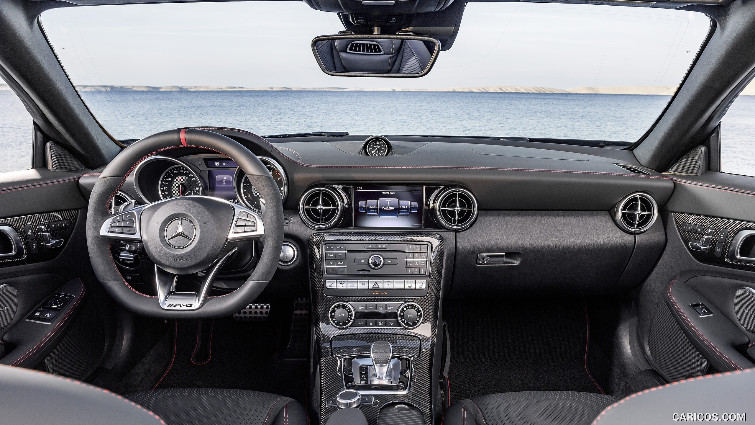 2017 Mercedes-AMG SLC 43 - Nappa Leather Interior with Red Topstiching - Interior, Cockpit, #21 of 92