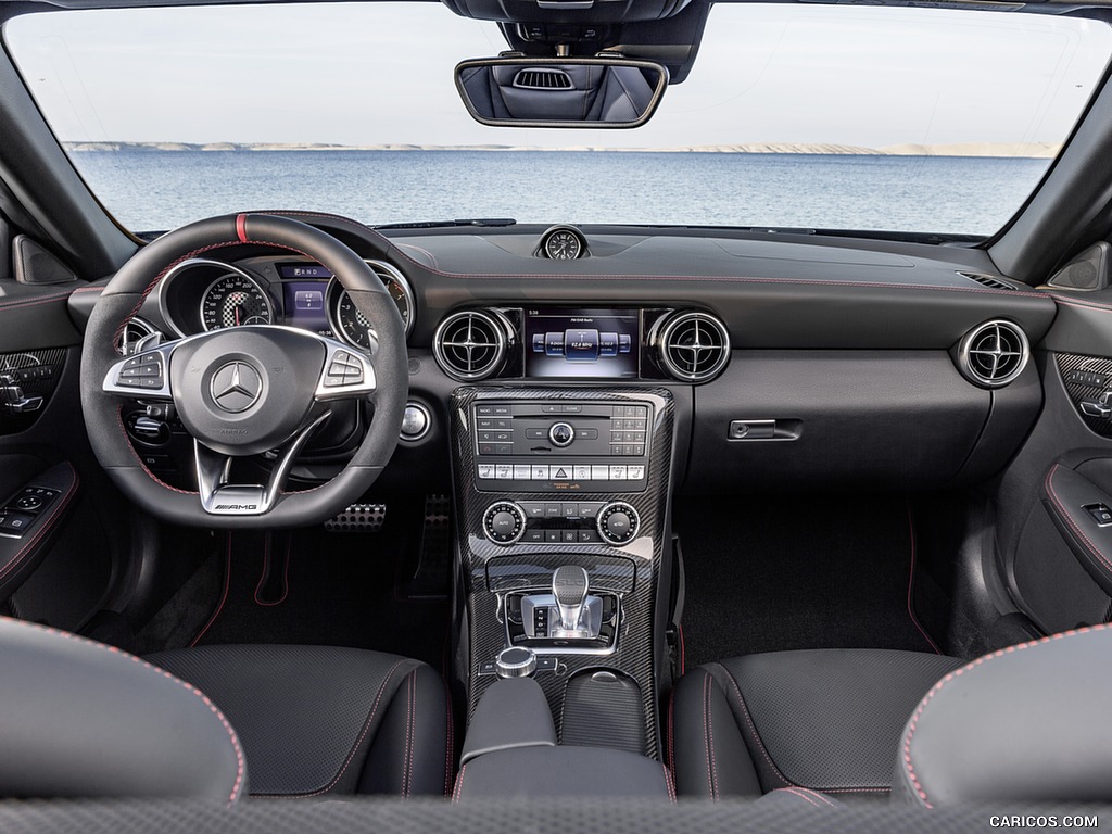 2017 Mercedes-AMG SLC 43 - Nappa Leather Interior with Red Topstiching - Interior, Cockpit