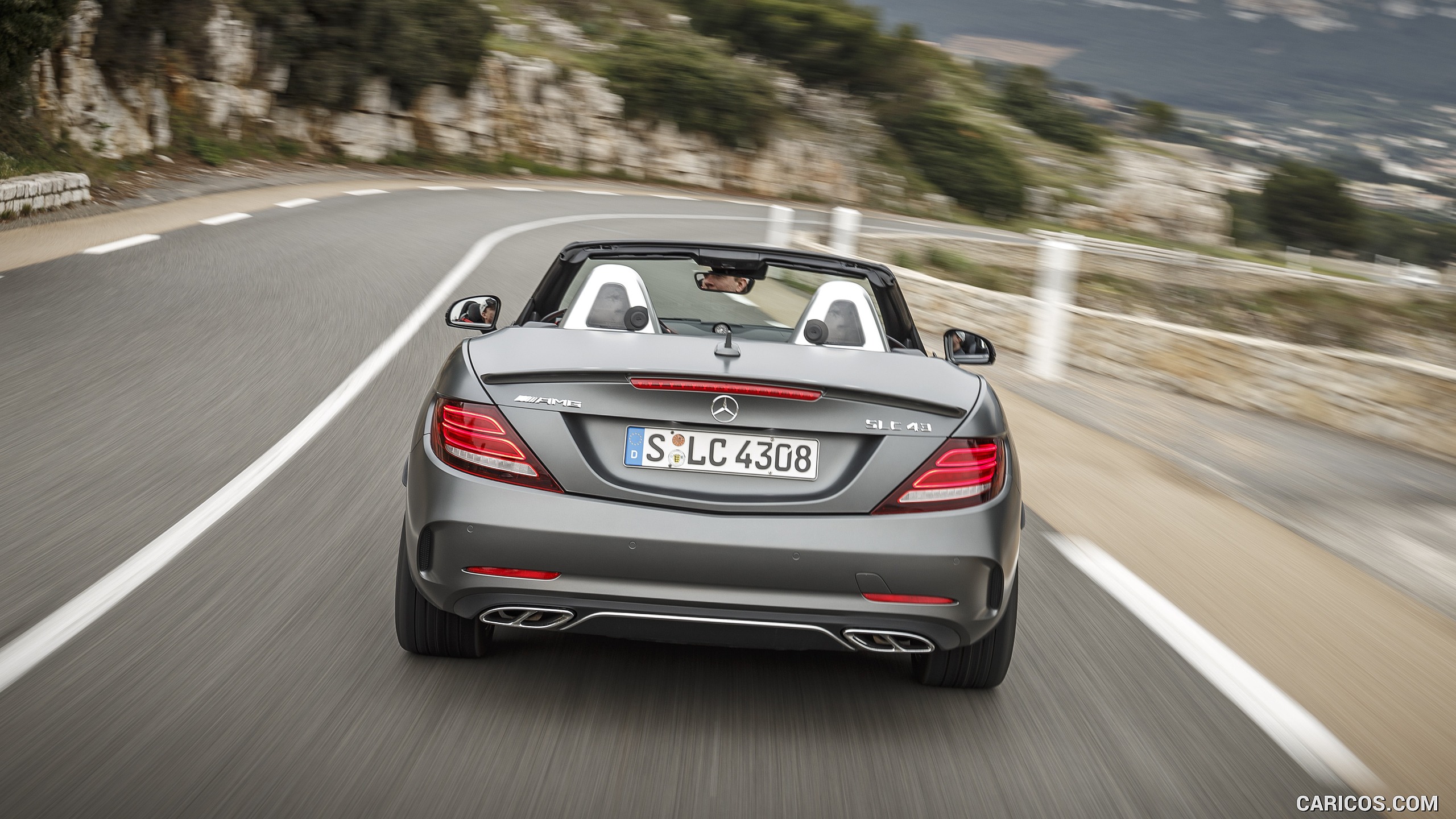 2017 Mercedes-AMG SLC 43 - Top Down - Rear, #54 of 92