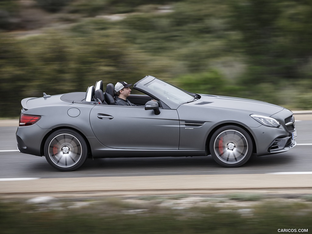 2017 Mercedes-AMG SLC 43 - Top Down - Side