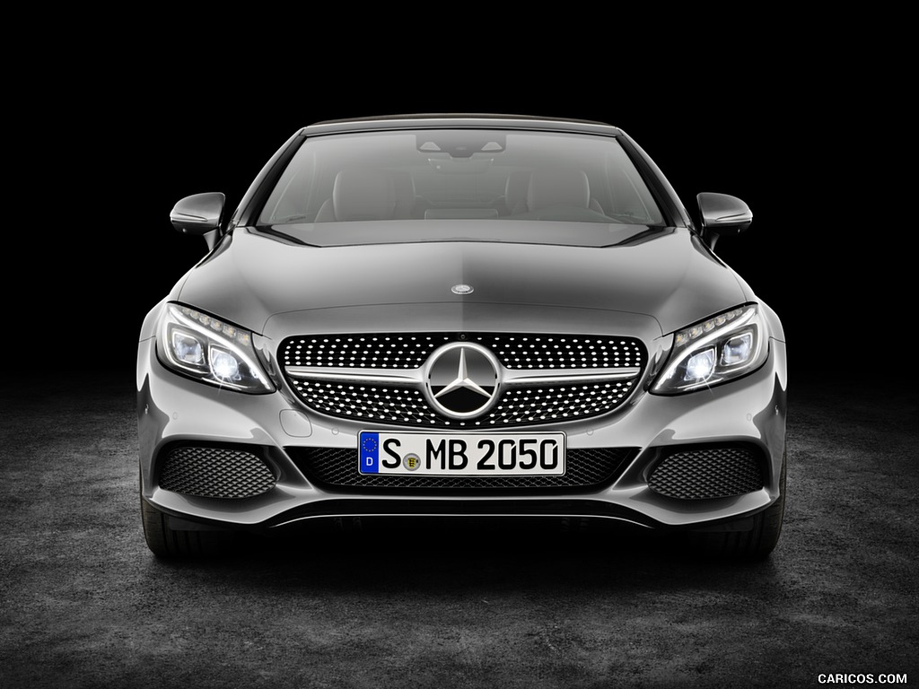 2017 Mercedes-Benz C-Class C220 d 4MATIC Cabriolet AMG Line Edition 1 (Color: Designo Selenite Grey) - Front