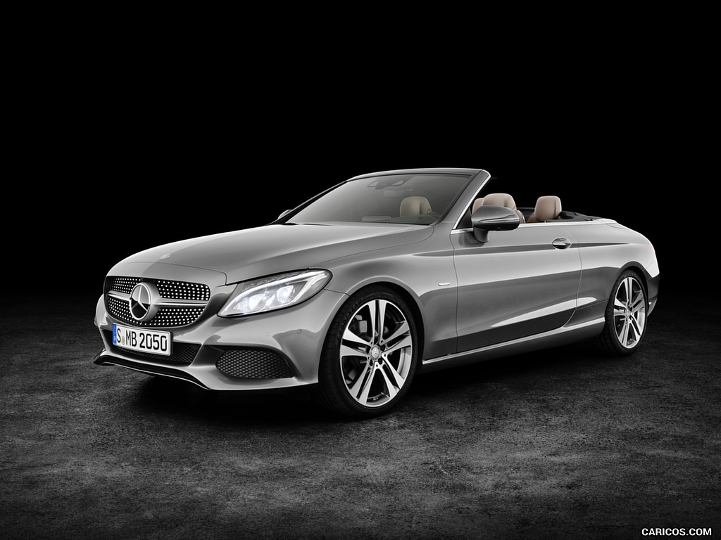 2017 Mercedes-Benz C-Class C220 d 4MATIC Cabriolet AMG Line Edition 1 (Color: Designo Selenite Grey) - Front