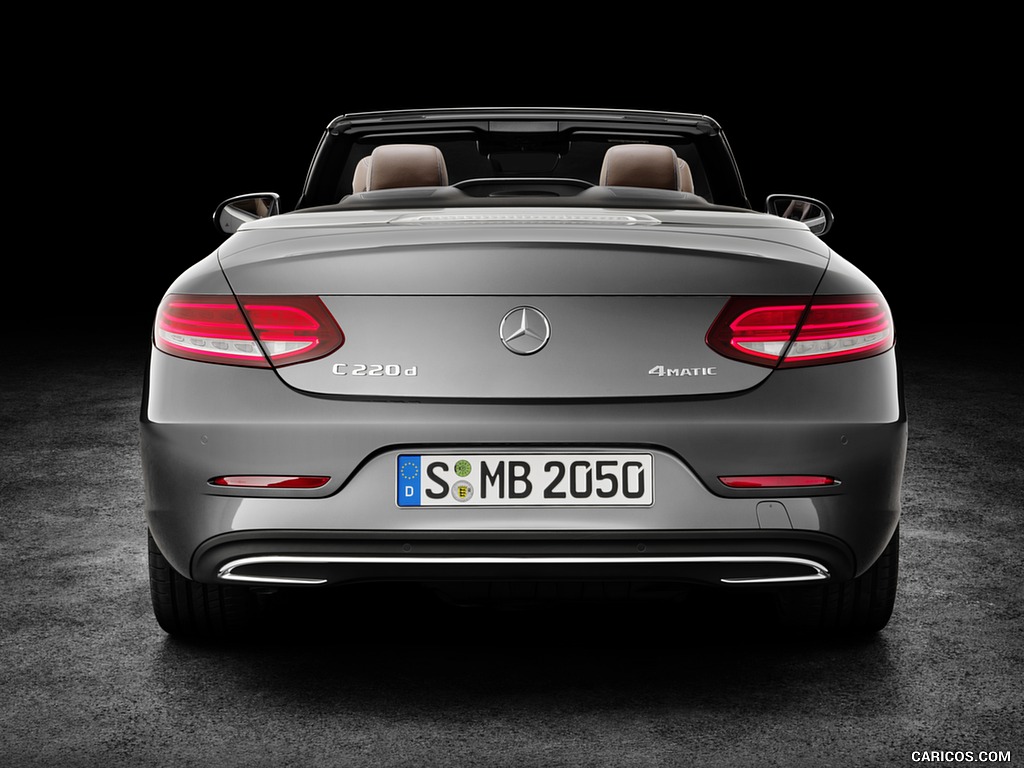 2017 Mercedes-Benz C-Class C220 d 4MATIC Cabriolet AMG Line Edition 1 (Color: Designo Selenite Grey) - Rear