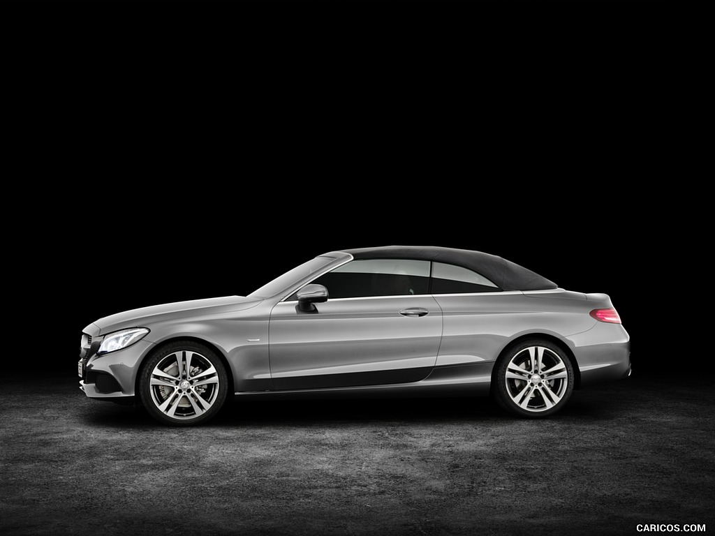 2017 Mercedes-Benz C-Class C220 d 4MATIC Cabriolet AMG Line Edition 1 (Color: Designo Selenite Grey) - Side