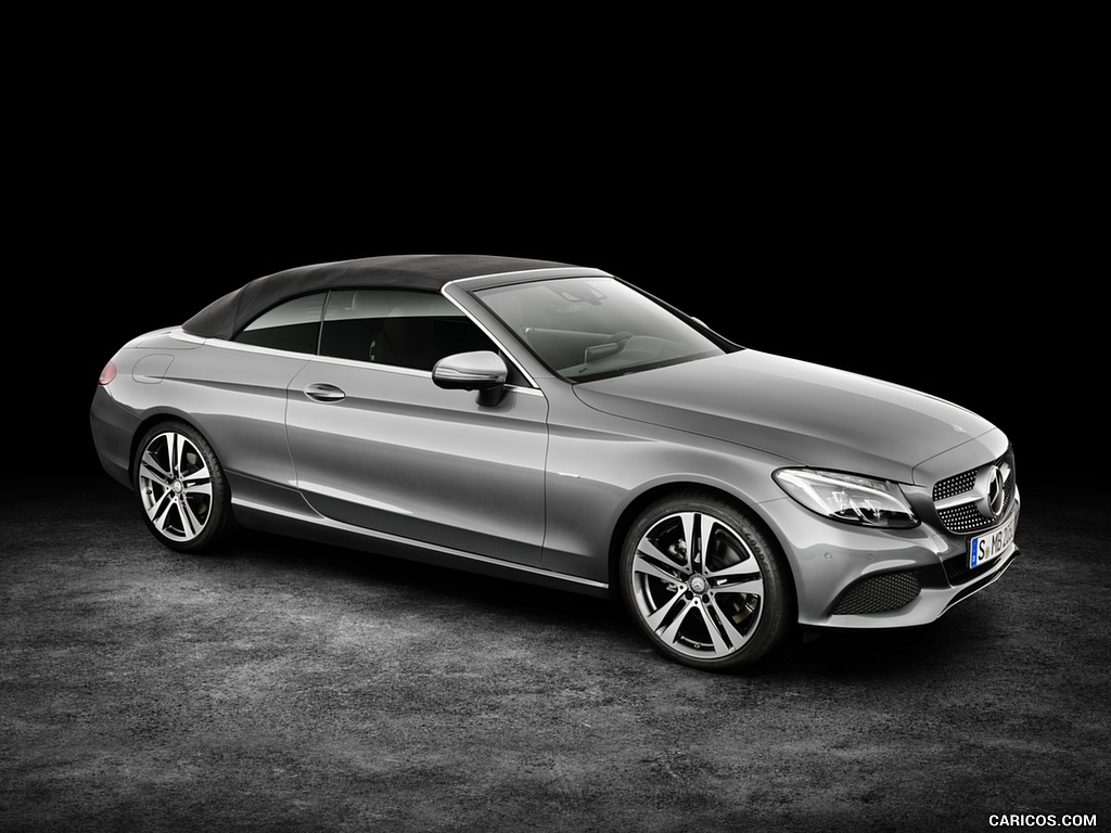 2017 Mercedes-Benz C-Class C220 d 4MATIC Cabriolet AMG Line Edition 1 (Color: Designo Selenite Grey) - Side