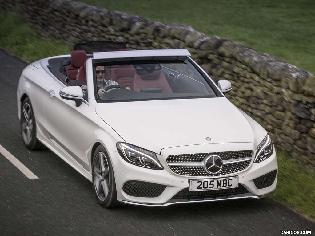 2017 Mercedes-Benz C-Class C220 d Cabriolet (UK-Spec, Diesel) - Aircap Active - Front