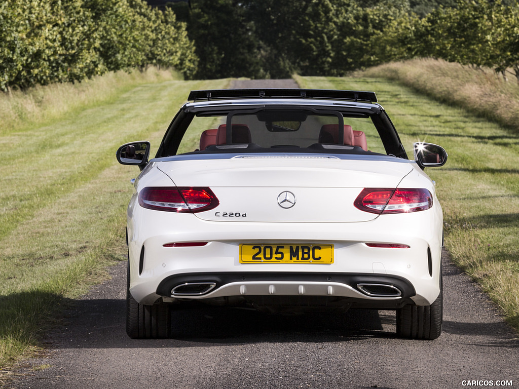 2017 Mercedes-Benz C-Class C220 d Cabriolet (UK-Spec, Diesel) - Aircap Active - Rear