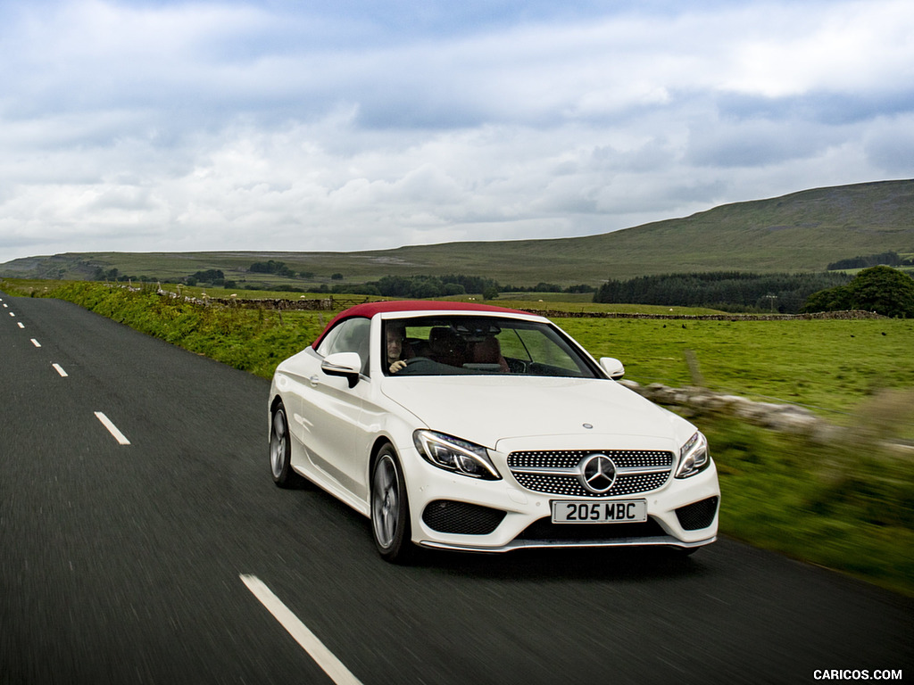 2017 Mercedes-Benz C-Class C220 d Cabriolet (UK-Spec, Diesel) - Front