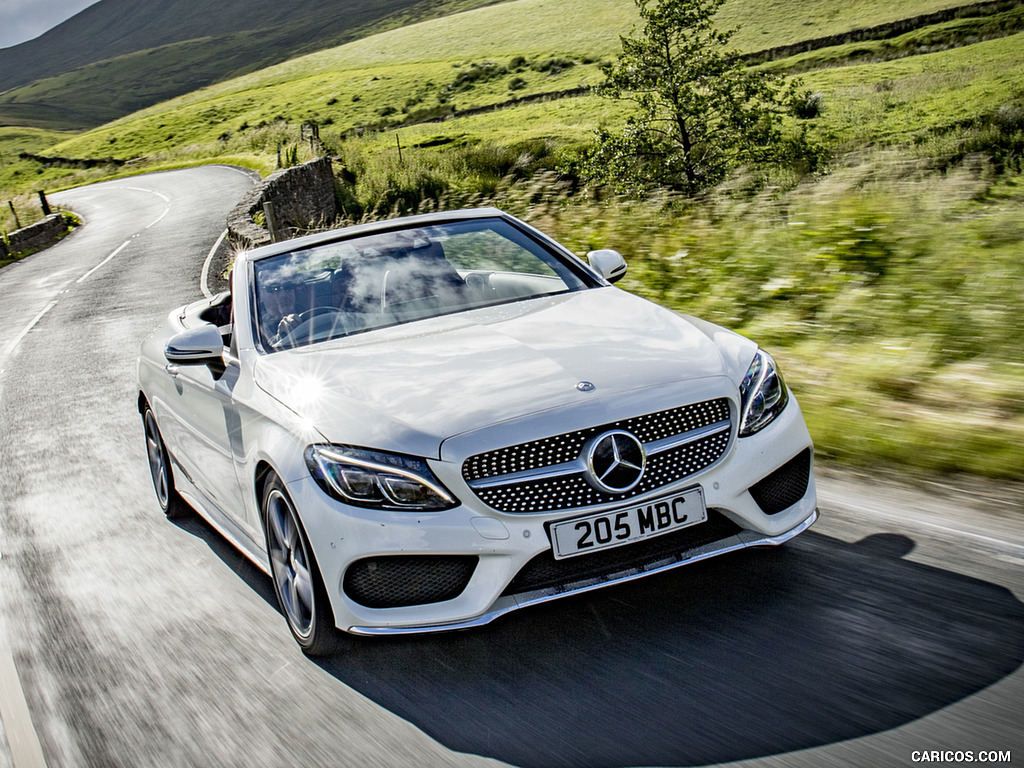 2017 Mercedes-Benz C-Class C220 d Cabriolet (UK-Spec, Diesel) - Front