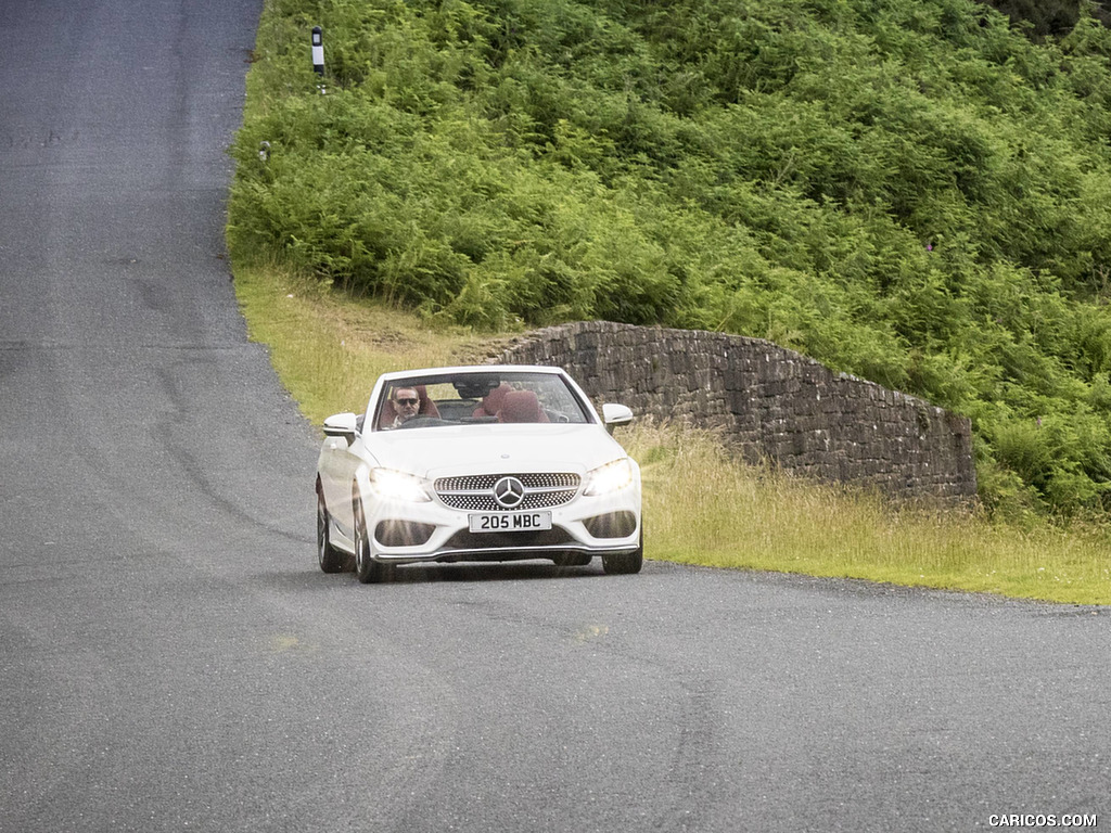 2017 Mercedes-Benz C-Class C220 d Cabriolet (UK-Spec, Diesel) - Front