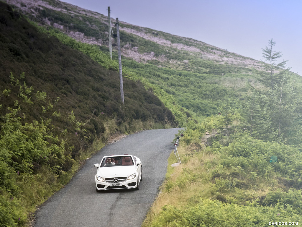 2017 Mercedes-Benz C-Class C220 d Cabriolet (UK-Spec, Diesel) - Front