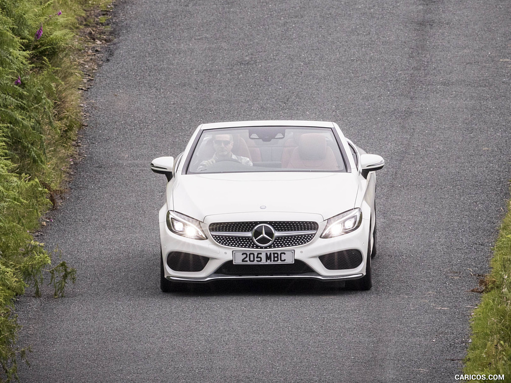 2017 Mercedes-Benz C-Class C220 d Cabriolet (UK-Spec, Diesel) - Front