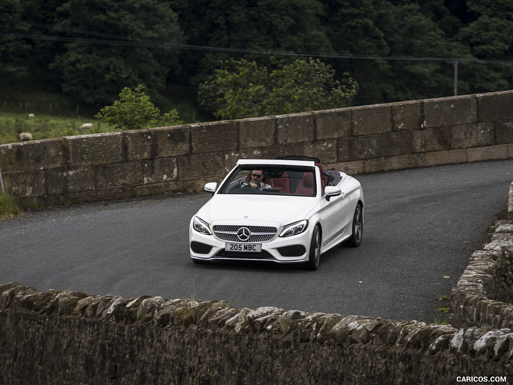 2017 Mercedes-Benz C-Class C220 d Cabriolet (UK-Spec, Diesel) - Front