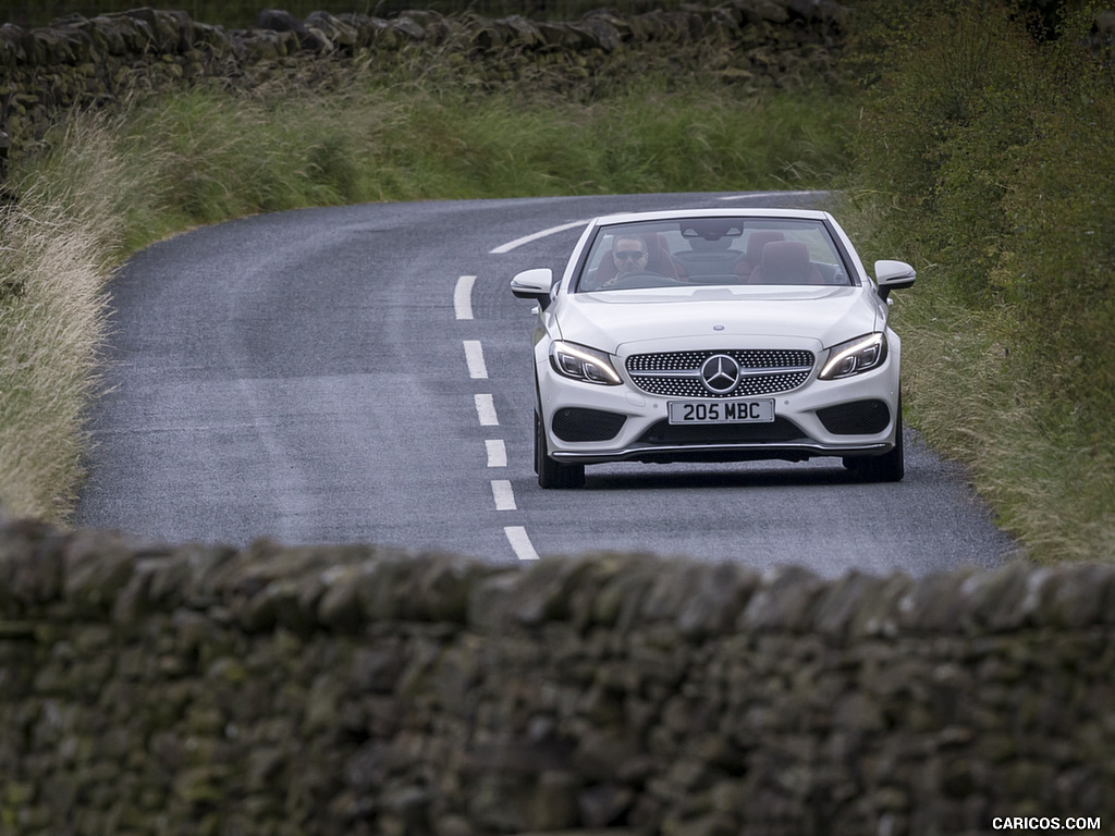 2017 Mercedes-Benz C-Class C220 d Cabriolet (UK-Spec, Diesel) - Front