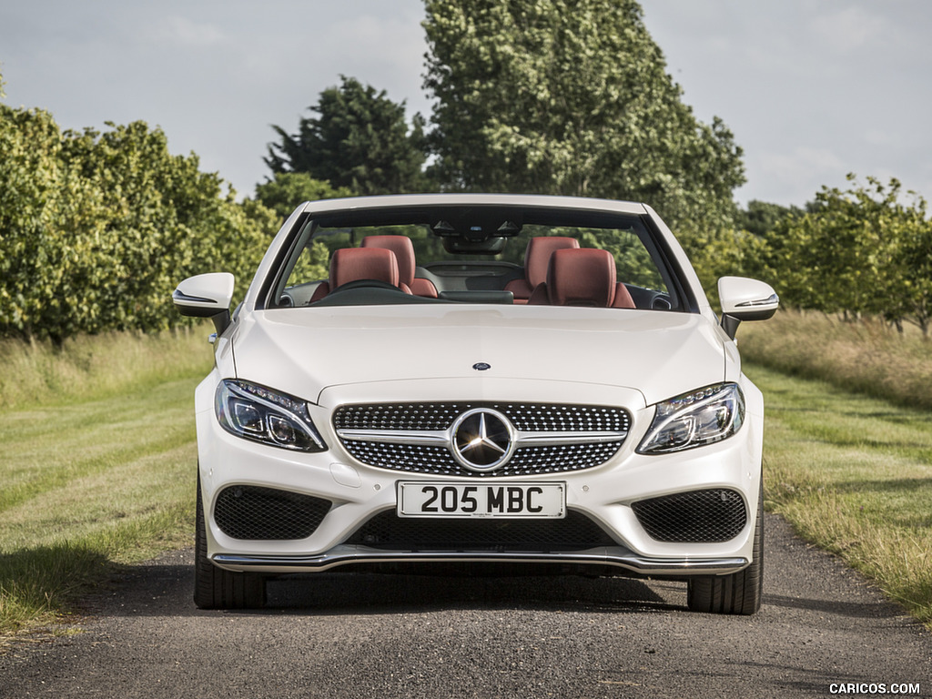 2017 Mercedes-Benz C-Class C220 d Cabriolet (UK-Spec, Diesel) - Front