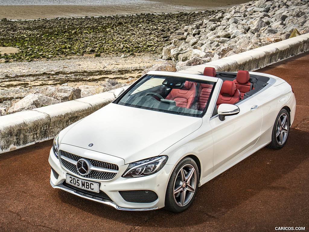 2017 Mercedes-Benz C-Class C220 d Cabriolet (UK-Spec, Diesel) - Front Three-Quarter