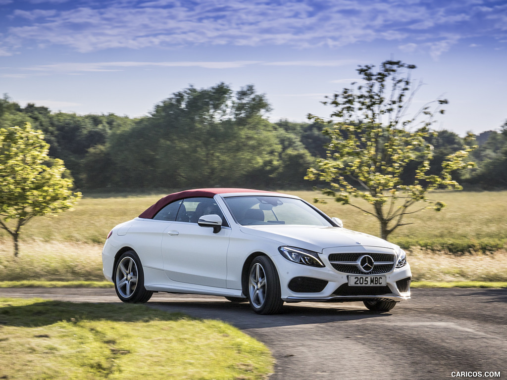 2017 Mercedes-Benz C-Class C220 d Cabriolet (UK-Spec, Diesel) - Front Three-Quarter